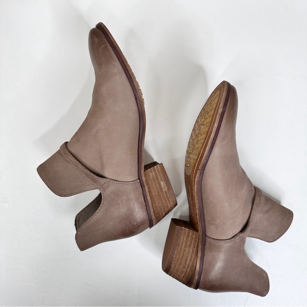 Sam Edelman Palmer Leather Cut-Out Ankle Boots Tan SZ 7.5 - Picture 11 of 15